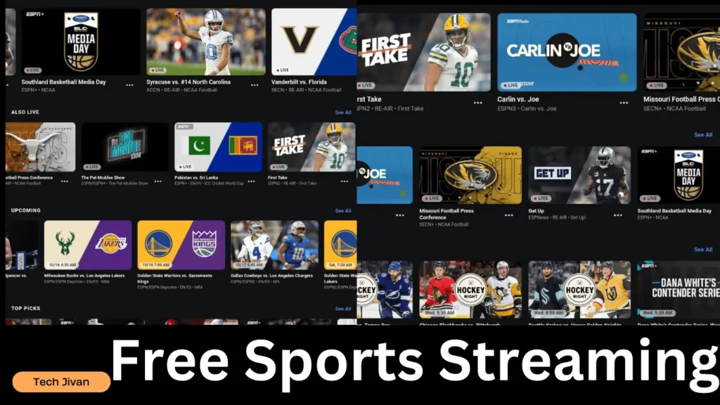 Free Sports Streaming websites