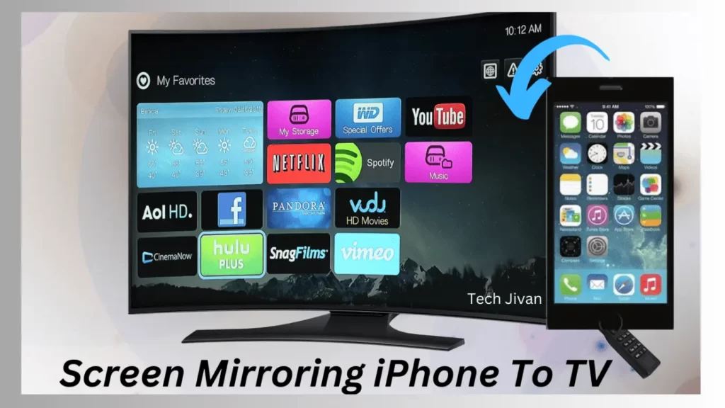 screen mirroring iphone to tv