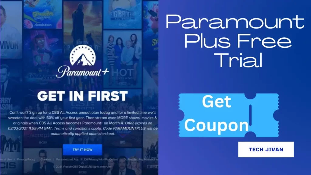 Paramount Plus Free Trial Get 30 Days