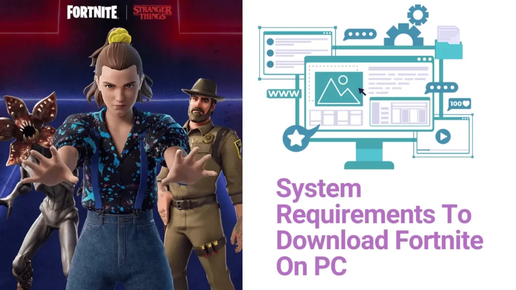 download Fortnite On PC Fortnite introduced new skin of stranger things