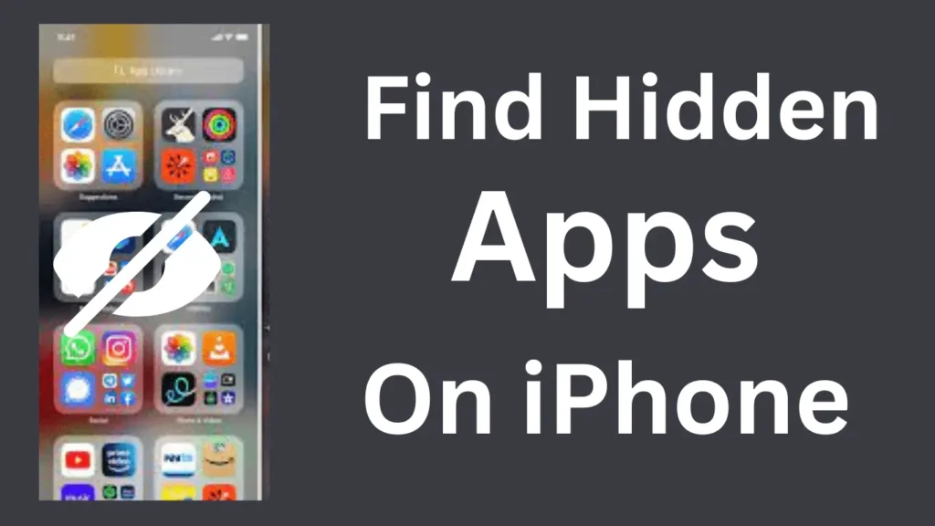 Hidden apps on iPhone